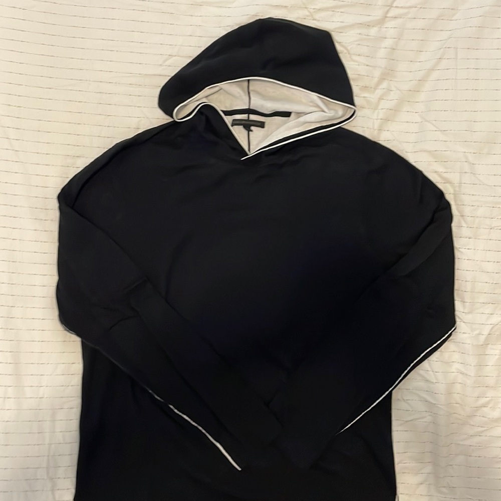 John Varvatos Star USA black pullover hoodie, size M